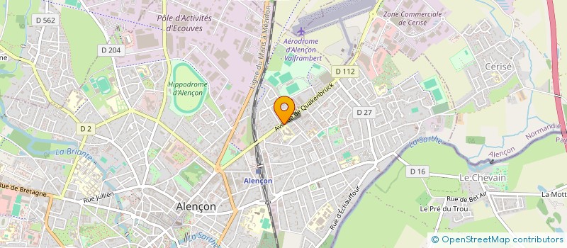 localisation de l'entreprise SARL ART BATIMENT CONSTRUCTION à ALENCON