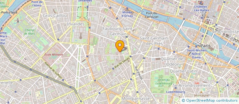 localisation de l'entreprise SARL ART BATIMENT &CREATIONS DU BAC à PARIS