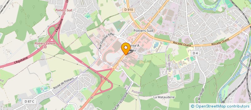 localisation de l'entreprise SARL ART DE CHAUFFE à POITIERS