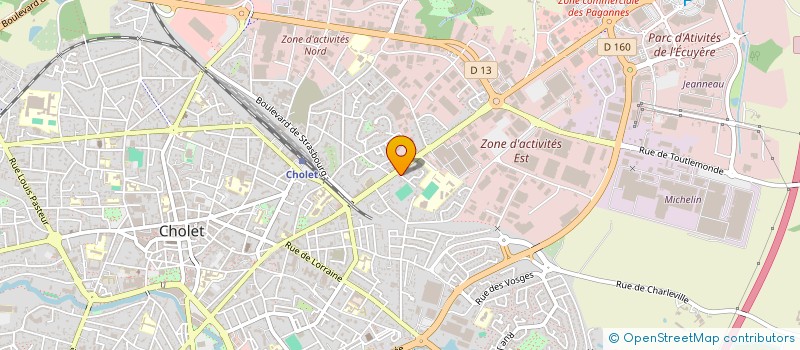 localisation de l'entreprise SARL ART ET CONSTRUCTION à CHOLET