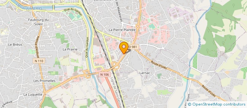 localisation de l'entreprise SARL ART ET CUISINES à ALES