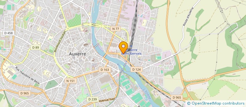 localisation de l'entreprise SARL ART ET MESURE à AUXERRE