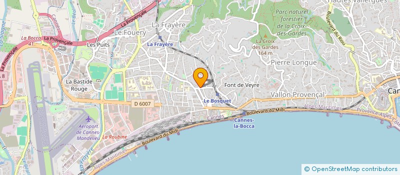 localisation de l'entreprise SARL ART FER à CANNES