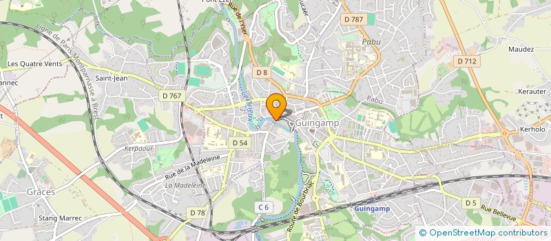 localisation de l'entreprise SARL ART OF GAME à GUINGAMP