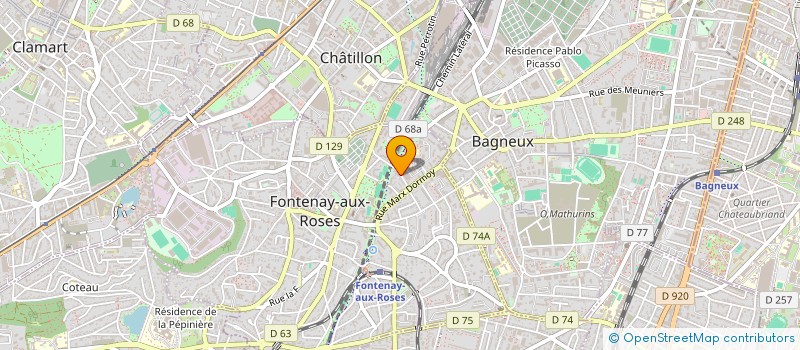 localisation de l'entreprise SARL ARTATEM à FONTENAY-AUX-ROSES