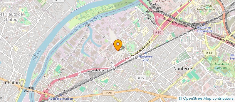 localisation de l'entreprise SARL ARTB  NANTERRE