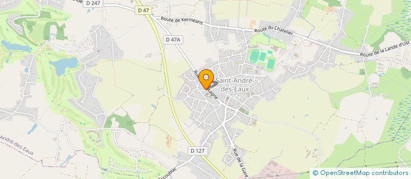 localisation de l'entreprise SARL ARTECH  SAINT-ANDRE-DES-EAUX