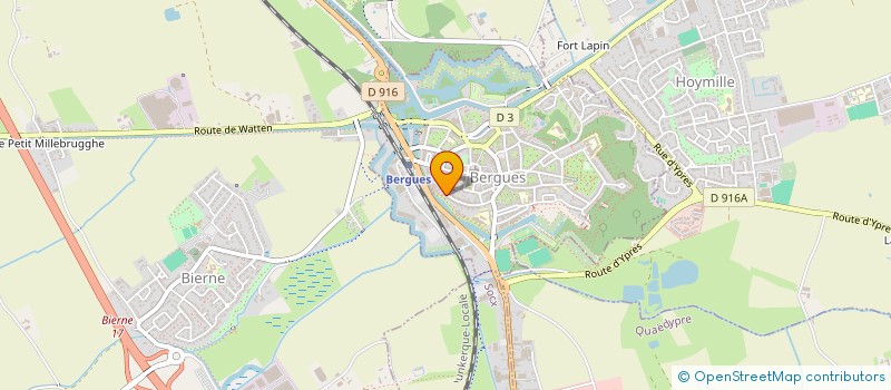 localisation de l'entreprise SARL ARTEUM  BERGUES