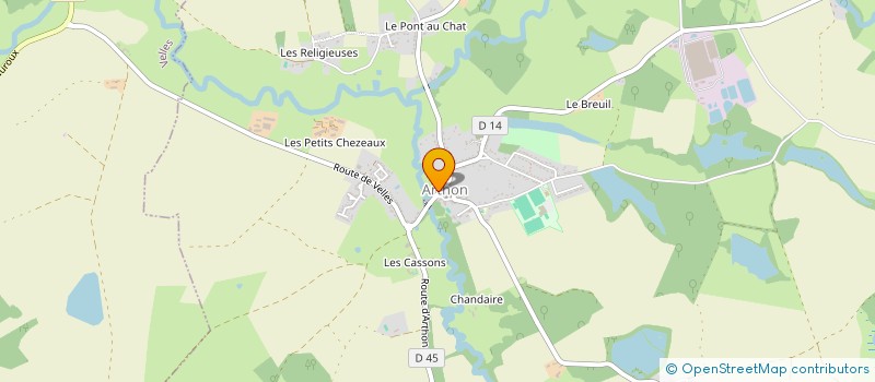 localisation de l'entreprise SARL ARTH'ON COIFF à ARTHON