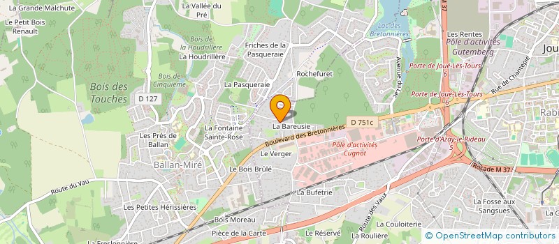 localisation de l'entreprise SARL ARTIM à JOUE-LES-TOURS