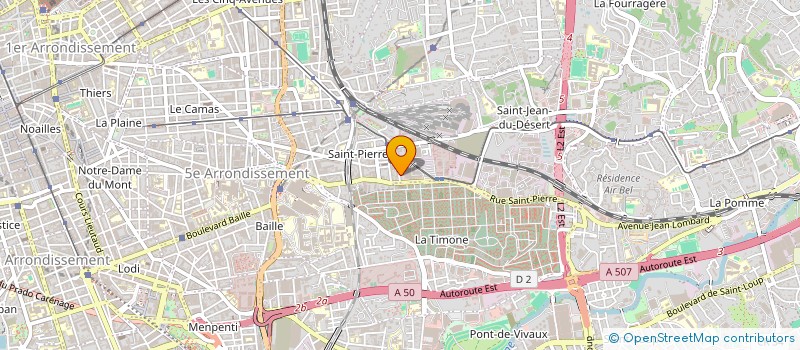 localisation de l'entreprise SARL ARTIS à MARSEILLE
