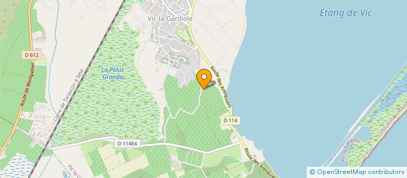 localisation de l'entreprise SARL ARTISAN MACONNERIE GENERALE  VIC-LA-GARDIOLE