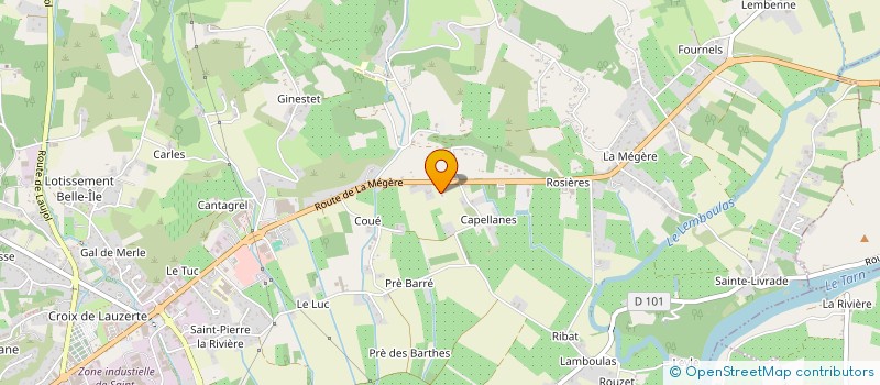 localisation de l'entreprise SARL ARTISANALE BATIMENTS CONSTRUCTIONS  MOISSAC