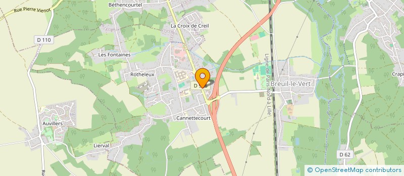localisation de l'entreprise SARL ARTISANALE COUVERTURE à BREUIL-LE-VERT