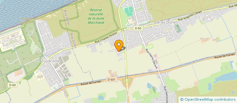 localisation de l'entreprise SARL ARTISANS PLOMBIERS DE FLANDRE  BRAY-DUNES