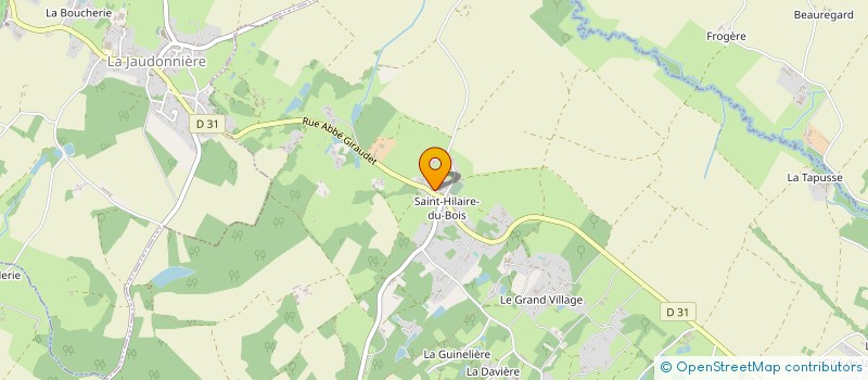 localisation de l'entreprise SARL ARTLASER  LA CAILLERE-SAINT-HILAIRE