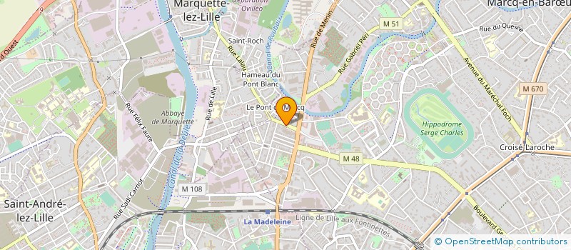 localisation de l'entreprise SARL ARTOIS VOLAILLES à MARCQ-EN-BARŒUL