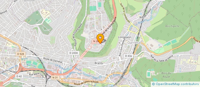 localisation de l'entreprise SARL ARTRA  ROUEN