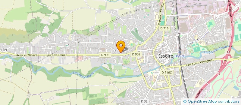 localisation de l'entreprise SARL ARTRANS  ISSOIRE