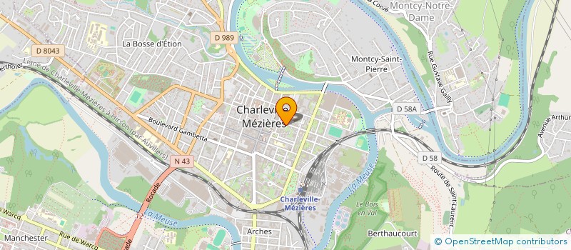 localisation de l'entreprise SARL ARTS ET CUISINES  CHARLEVILLE-MEZIERES