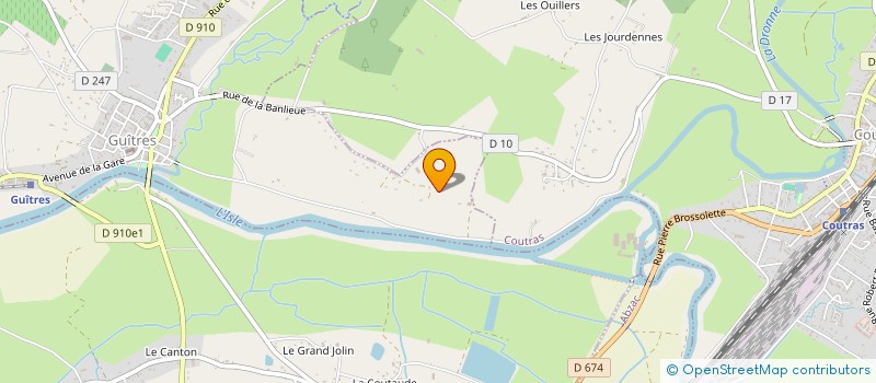 localisation de l'entreprise SARL ARTUFEL  GUITRES