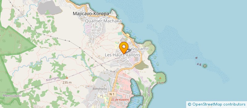 localisation de l'entreprise SARL ARTYS MAYOTTE à MAMOUDZOU