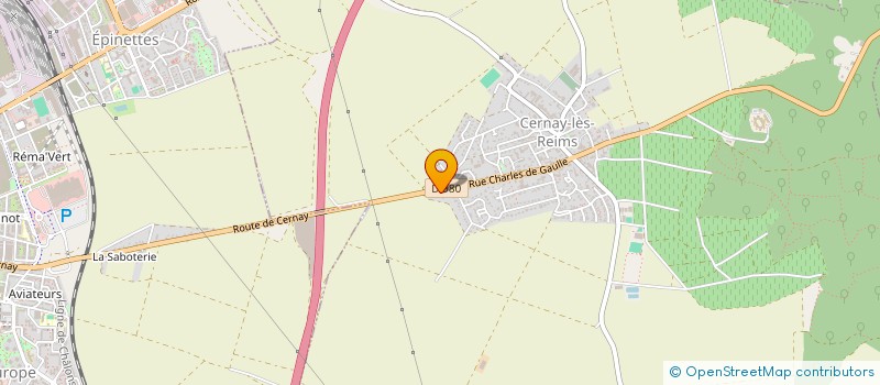 localisation de l'entreprise SARL ARV à CERNAY-LES-REIMS