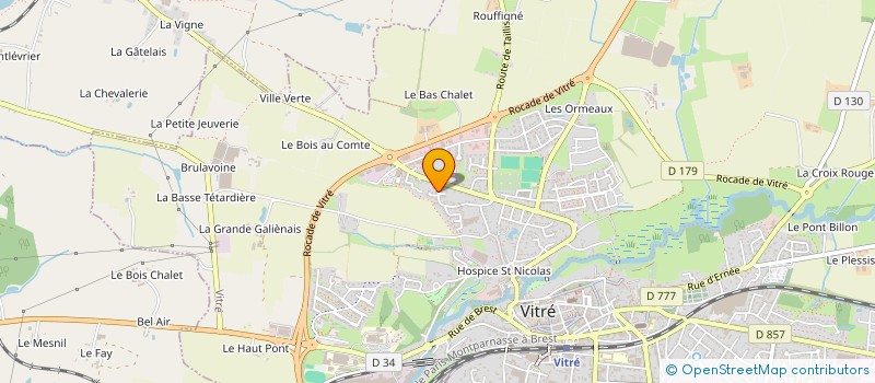 localisation de l'entreprise SARL ARVA  VITRE