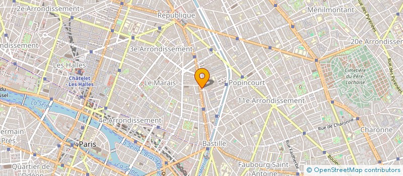 localisation de l'entreprise SARL ARVINE  PARIS