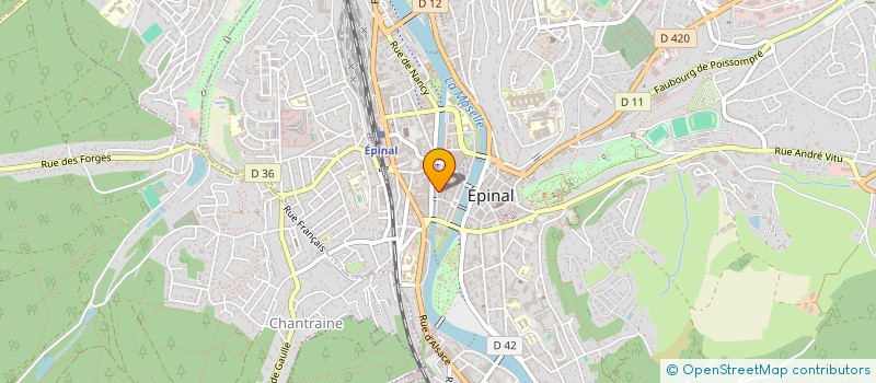 localisation de l'entreprise SARL AS à EPINAL