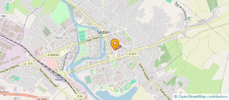 localisation de l'entreprise SARL AS BAR SEDANAIS à SEDAN