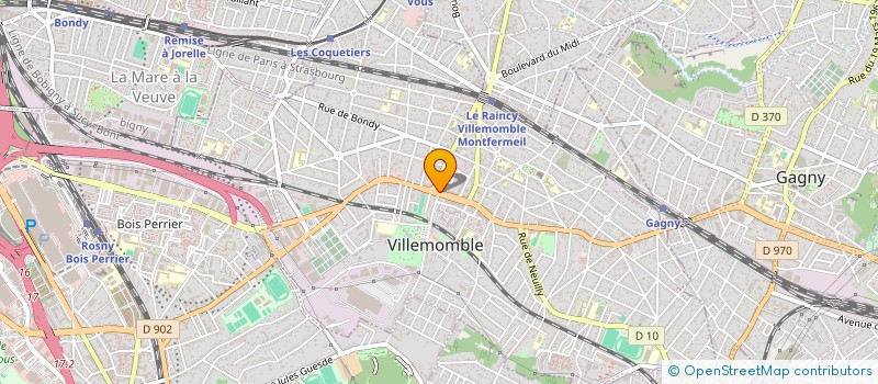 localisation de l'entreprise SARL AS KAR72 à VILLEMOMBLE