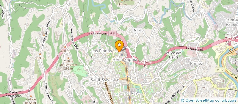 localisation de l'entreprise SARL AS TRANSPORT à NICE