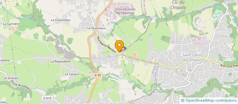 localisation de l'entreprise SARL ASAP  SAINTE-CONSORCE