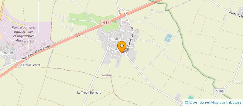 localisation de l'entreprise SARL ASAP ATLANTIQUE SERVICE AUTO PIECES à VERINES