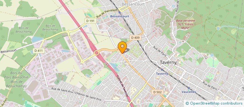 localisation de l'entreprise SARL ASCENSEURS COSAQUES  TAVERNY