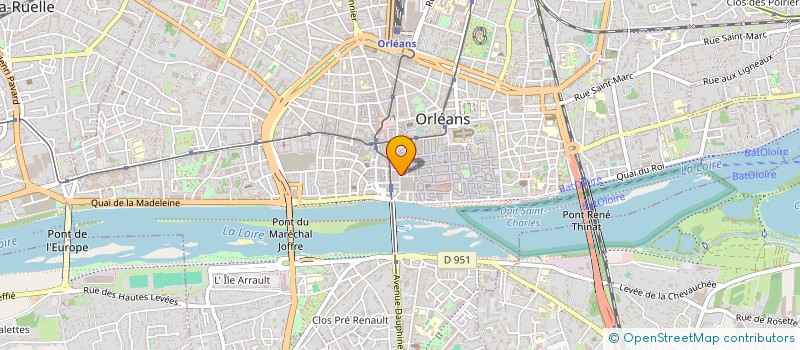localisation de l'entreprise SARL ASL DECO à ORLEANS
