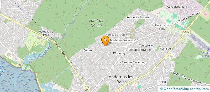 localisation de l'entreprise SARL ASOCAL à ANDERNOS-LES-BAINS