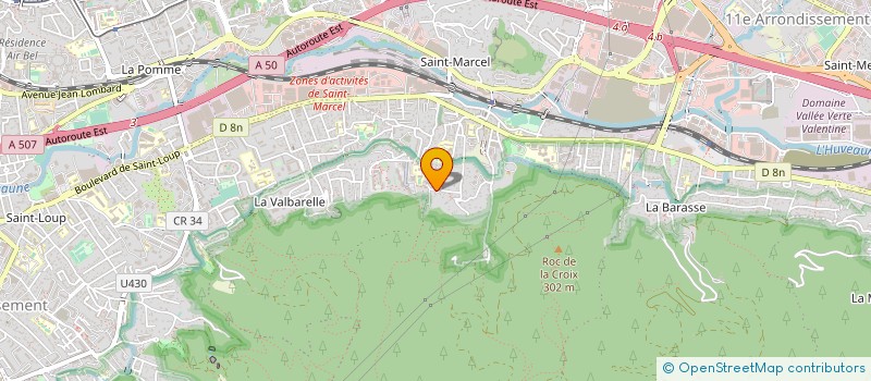 localisation de l'entreprise SARL ASSAINISSEMENT MERIDIONAL à MARSEILLE 11EME