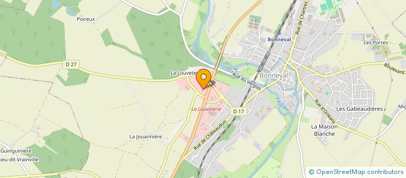 localisation de l'entreprise SARL ASSEMBLAGE AGENCEMENT à BONNEVAL