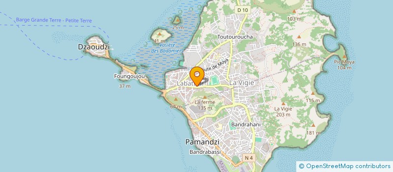localisation de l'entreprise SARL ASSIDJADI à DZAOUDZI