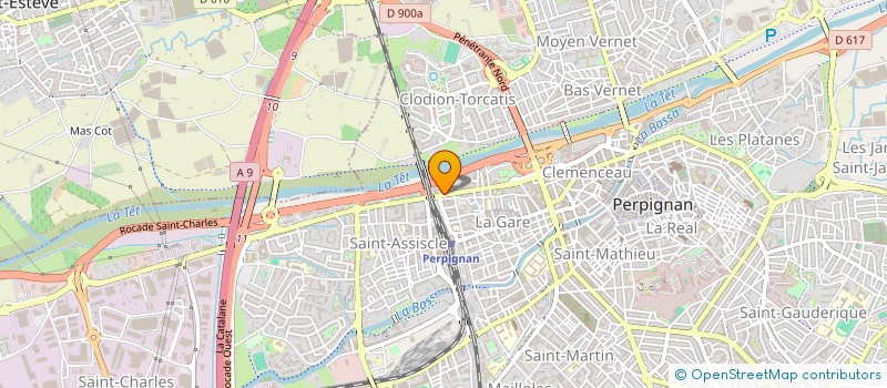 localisation de l'entreprise SARL ASSIST. DEFENC RECOURS EXPERT. EVAL  PERPIGNAN