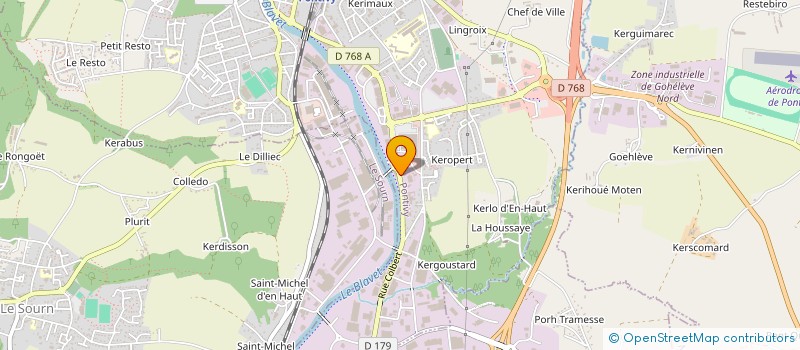 localisation de l'entreprise SARL ASSISTANCE BUREAU SERVICE à PONTIVY