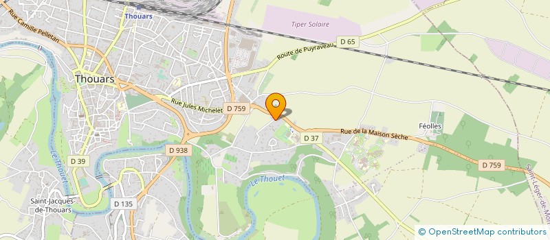 localisation de l'entreprise SARL ASSISTANCE CONSEIL SERVICE à THOUARS