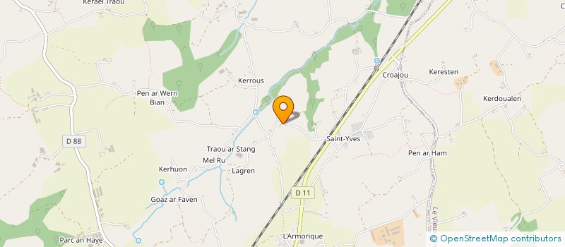 localisation de l'entreprise SARL ASSISTANCE PAC  PLOUARET