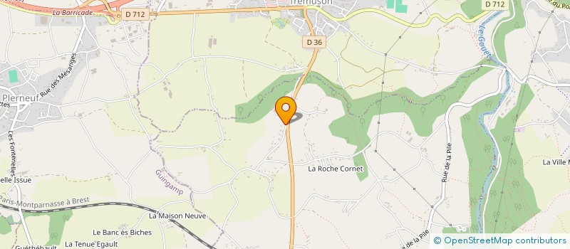 localisation de l'entreprise SARL ASSOCIATION D'ETANCHEURS BRETONS  LA COURNEUVE