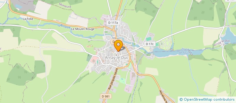 localisation de l'entreprise SARL ASSOCIES AMBULANCES à ARNAY-LE-DUC