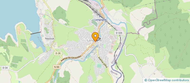 localisation de l'entreprise SARL ASSURANCE EUROPEENNES  LANGOGNE