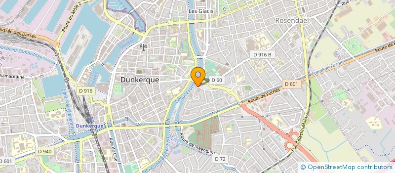 localisation de l'entreprise SARL ASSURANCES DE BROUCKER à DUNKERQUE