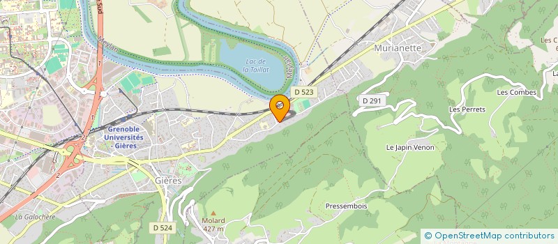 localisation de l'entreprise SARL ASTAES  GIERES